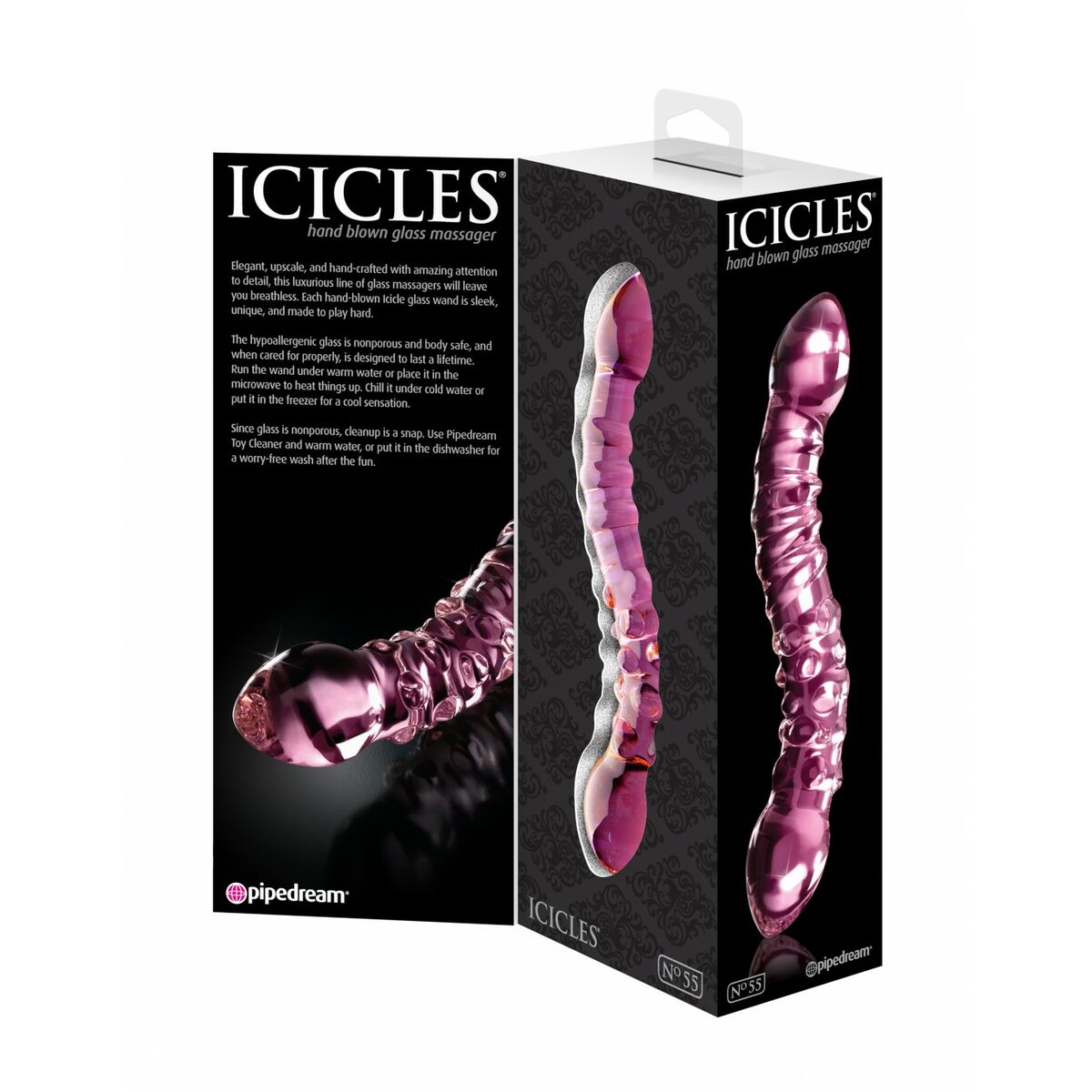 Zwarte Dildo Pipedream Icicles